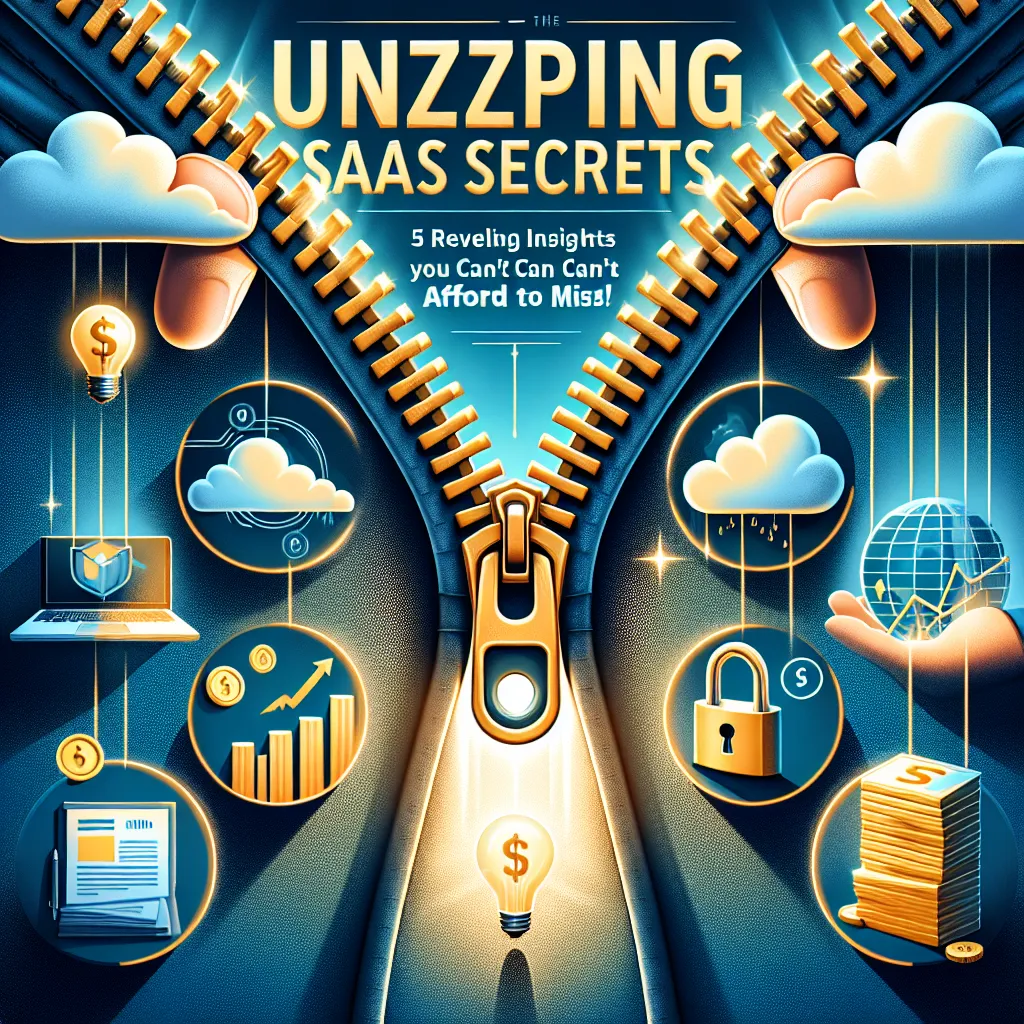 Unzipping The Must-Know SaaS Secrets: 5 Revealing Insights You Can't Afford to Miss!