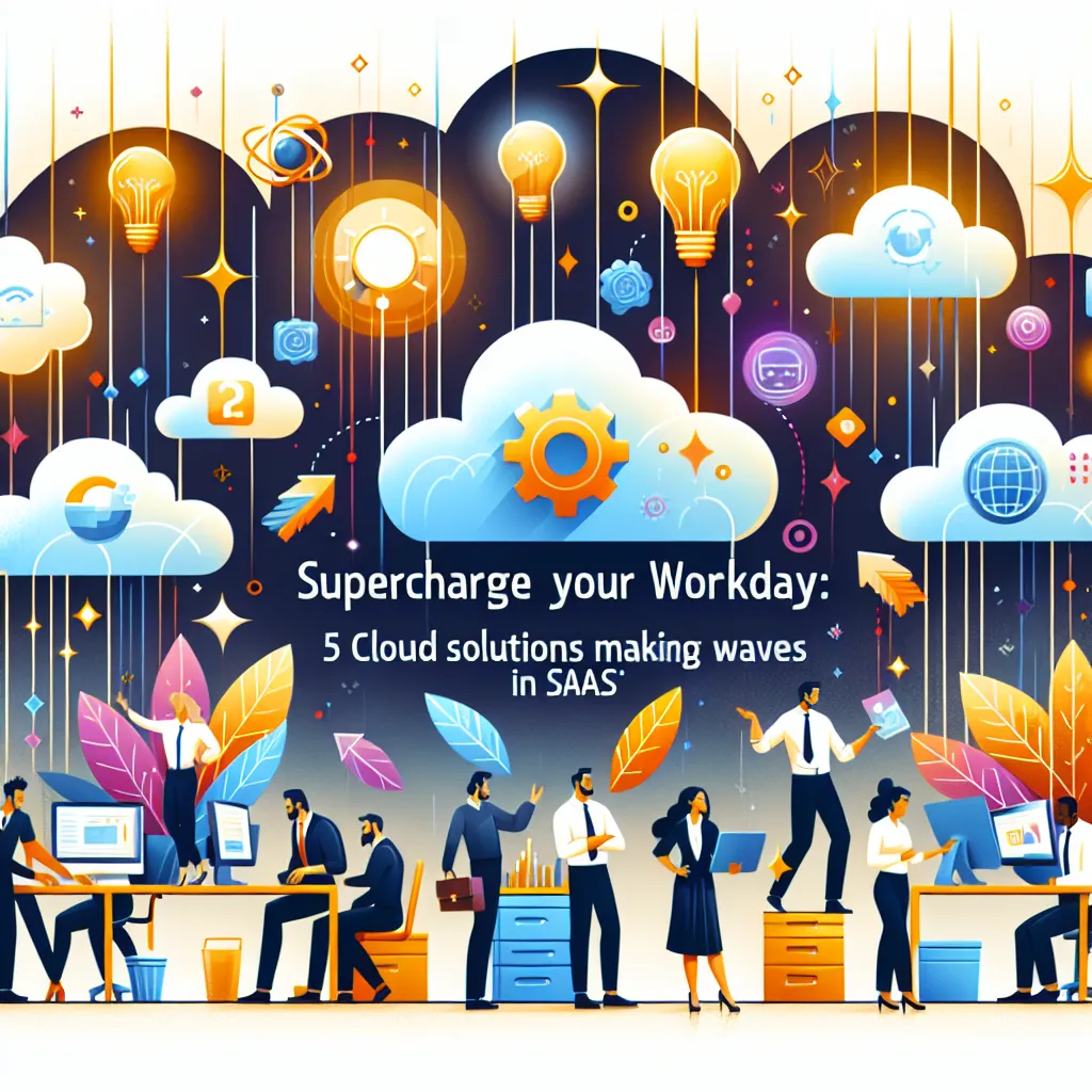 Supercharge Your Workday: 5 Cloud Solutions Making Waves in SaaS